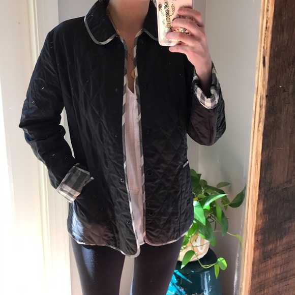 Burberry Jackets & Blazers - Burberry quilted shimmer jacket